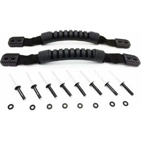 Pactrade Marine Kayak, Canoe Or Luggage Handles Durable Rubber with TRI Grip Rivets Set of 1