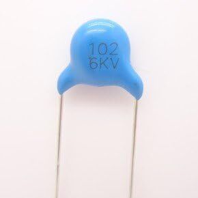 10 قطع 6KV 6000V 1000PF عالية الجهد المكثفات السيراميك HV تسلا هام in Kuwait