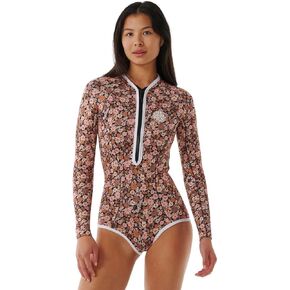 بدلة سباحة نسائية من Rip Curl بأكمام طويلة وقصة عالية من G-Bomb