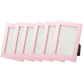 New frame photo picture 4x6, set of 6 (4X6, pink)