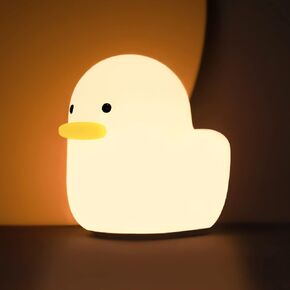 UNEEDE Carpybara Night Light, Cute Animal Silicone Nursery Night Light Rechargeable Table Lamp Bedside Lamp with Touch Sensor for Bedrooms, Living Room