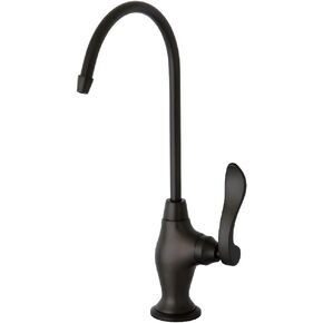 Kingston Brass Gourmetier KS3195NFL Nuwave French Single Handle Water Filtration Faucet, Oil Rubbed Bronze, 10.81 x 4.63 x 1.75
