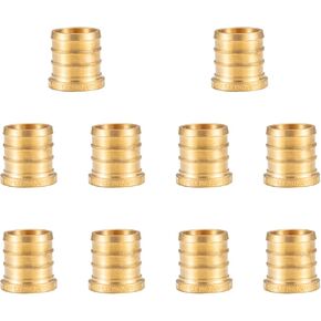 WMAXPFIT(6 Pack) 1/2 Inch PEX x 1/2 Inch Male NPT Thread Adapter F1807, LF Brass crimp fitting for PEX-b pipe