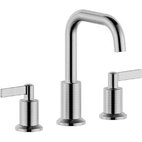 Derengge Brushed Gold Bathroom Faucet Two Handle Widespread Bathroom Sink Faucet with Pop up Drain,8 Inch Lavatory Faucet 3 Hole,LF-3288-CS