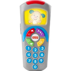 Fisher-Price Laugh & Learn Baby Learning Toy, Puppy's Remote Pretend TV Control with Music and Lights for Ages 6+ Months