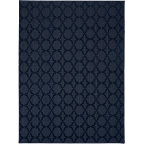 Garland Rug Sparta 8-Feet by 10-Feet Area Rug Navy
