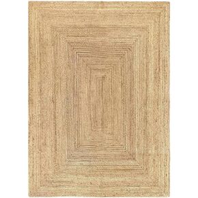 حزمة VDS مكونة من قطعة واحدة، سجادة مستطيلة منسوجة يدويًا من الجوت مقاس 2 × 4 أقدام، سجادة طبيعية قابلة للعكس لديكور المنزل، غرفة المعيشة، المطبخ، سجادة المدخل، سجادة الباب، سجادة بوهو ريفية للمزرعة (2 × 4 بوصة) in Kuwait