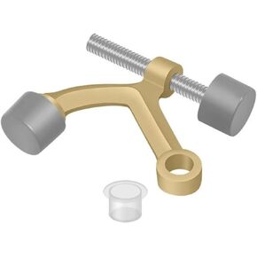 Deltana HP70U4 Hinge Pin Stop; Hinge Mounted; Brushed Brass Finish