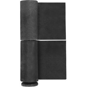 4 Pack 6-1/8" Weldable Flag Hinges, Heavy Duty Metal Door Hinges Steel Gate Lift Off Hinges with Removable Pin, Loose Joint Double Wrap Hinge, 4.5 mm Thickness, Load 200 KG (440 lb)