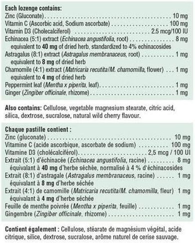 Jamieson Wild Cherry Zinc Lozenges, 30 Lozenges in Saudi Arabia