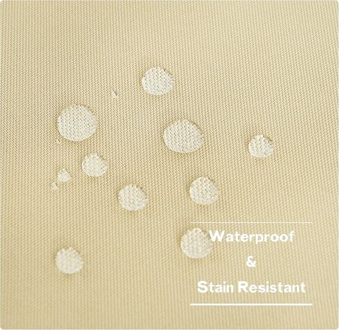 NICETOWN 2 لوحات رمادي داكن في الهواء الطلق الستائر للفناء للماء، الفولاذ المقاوم للصدأ جروميت داخلي في الهواء الطلق الستائر الرأسية الباردة والحرارة Blokcing للشرفة / نزهة، W55 × L78 in Kuwait