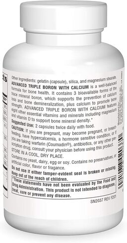 Source Naturals Advanced Triple Boron with Calcium Capsule, 240 Count in Saudi Arabia