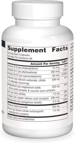 Source Naturals Advanced Triple Boron with Calcium Capsule, 240 Count in Saudi Arabia