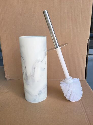 فرشاة المرحاض وحامل بلمسة نهائية من الرخام من الراتنج، مقبض بطول من الفولاذ المقاوم للصدأ، مجموعة فرش تنظيف المرحاض بشعيرات من الراتنج، مجموعة حامل فرشاة بلمسة نهائية من الرخام من الراتنج in Kuwait