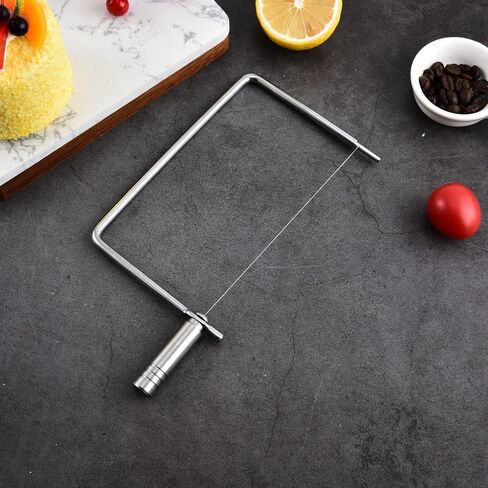 Cheese Slicer Accessories Cheese Cutter Stainless Steel Components - Great for Making Giftable Cheese Cutting Boards with This Cheese Slicer Kit (Stainless Steel Handle,1) in Saudi Arabia