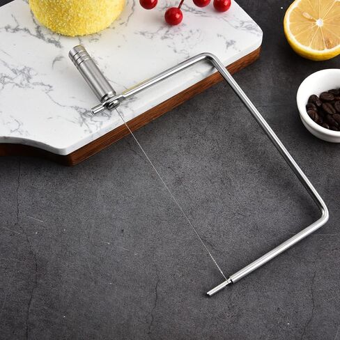 Cheese Slicer Accessories Cheese Cutter Stainless Steel Components - Great for Making Giftable Cheese Cutting Boards with This Cheese Slicer Kit (Stainless Steel Handle,1) in Saudi Arabia