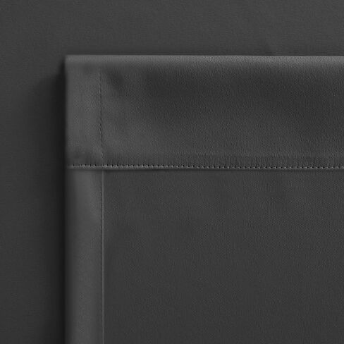 LORDTEX Blackout Curtains for Bedroom -Thermal Insulated Curtains with Grommet Top Room Darkening Noise Reducing Window Drapes for Living Room, 2 Panels, Dark Grey, 42 x 63 inch in Kuwait