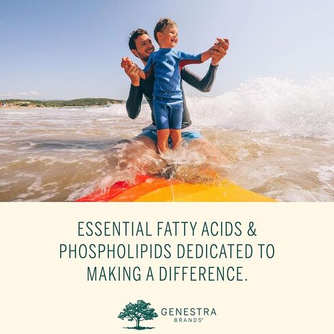 Genestra Brands Super EFA Liquid | Supports Cardiovascular Health, and The Development of Brain, Eyes, and Nerves in Children* | 6.8 Fl Oz | Natural Orange Flavor in Saudi Arabia