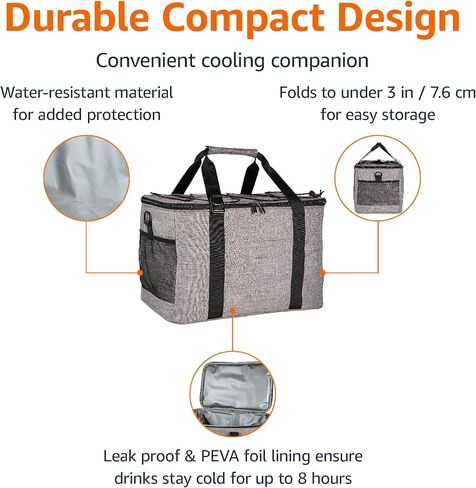 Amazon Basics Reusable Insulated Soft Cooler Bag/Backpack in Saudi Arabia