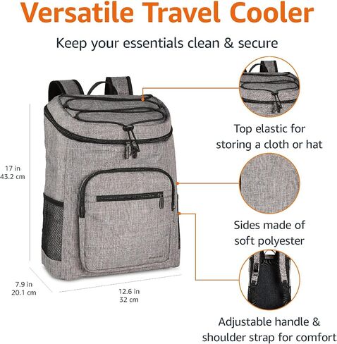 Amazon Basics Reusable Insulated Soft Cooler Bag/Backpack in Saudi Arabia