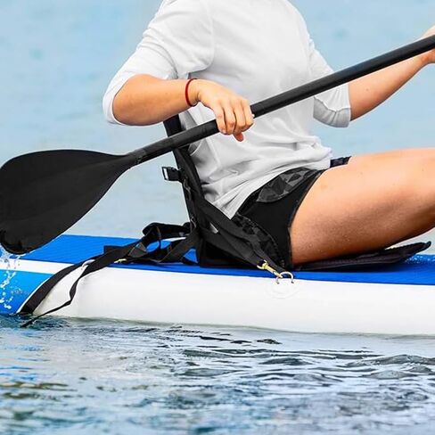 OSLEN Kayak Seat Canoe Seats Adjustable Kayak Backrest Replacement Seat with Detachable Storage Bag Universal Paddle Board Seat for Kayaking Canoeing Rafting Fishing (Grey)… in Saudi Arabia