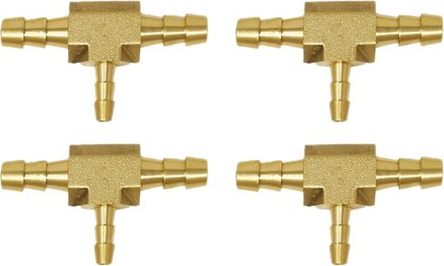 تركيب تي شيرت نحاسي مقاس 1/4 بوصة × 1/4 بوصة × 1/8 بوصة (مجموعة واحدة) in Kuwait