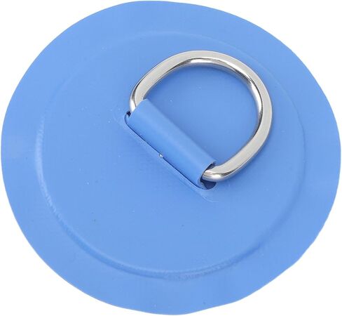 4PCS D Ring Patch, PVC Round Shape Strong Stainless Steel D Ring Pad for Boat Raft Paddle Board, Inflatable Boats, Paddle Boards, Rubber Dinghies in Kuwait