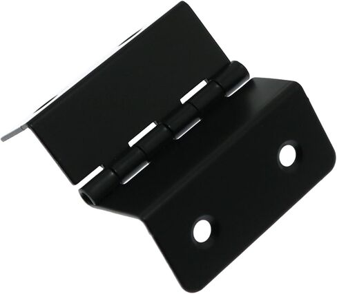 Maxmoral 4PCS Swing Adjustable Offset Door Hinges Metal Hardware Black Cabinet Wardrobe Bedside Cabinet Door Hinges Iron with Installation Screws M Shaped 4 Hole for Windows Furniture Wooden Boxes in Saudi Arabia