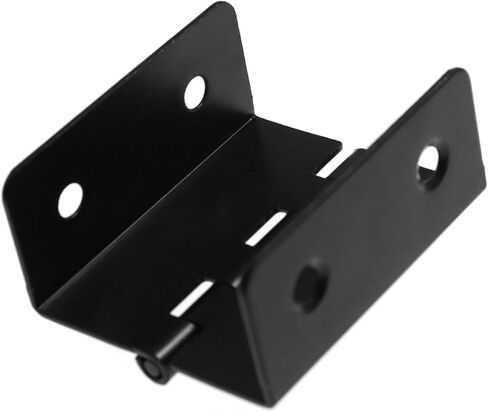 Maxmoral 4PCS Swing Adjustable Offset Door Hinges Metal Hardware Black Cabinet Wardrobe Bedside Cabinet Door Hinges Iron with Installation Screws M Shaped 4 Hole for Windows Furniture Wooden Boxes in Saudi Arabia