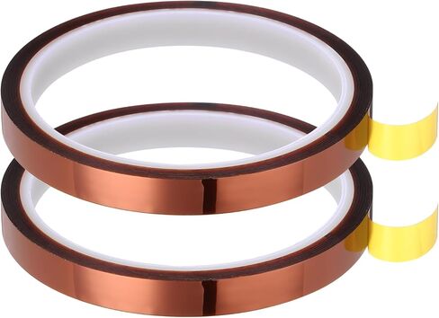 uxcell Heat Tape, 2 Pack 20mmx33m 108ft High Temperature Heat Resistant Tape for Sublimation,Heat Press,Heat Transfer, Soldering, Circuit Board in Saudi Arabia