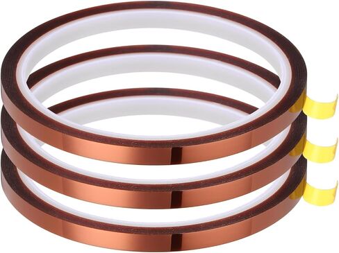 uxcell Heat Tape, 2 Pack 20mmx33m 108ft High Temperature Heat Resistant Tape for Sublimation,Heat Press,Heat Transfer, Soldering, Circuit Board in Saudi Arabia