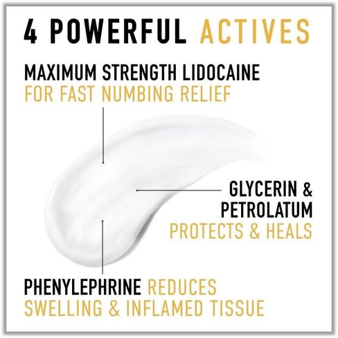 Bunnies Bum CRÈME Rapid Relief Hemorrhoid Treatment Cream, 2 oz, Maximum Strength for Fast Acting for Pain, Burning, Itching, Swelling & Discomfort. in Saudi Arabia