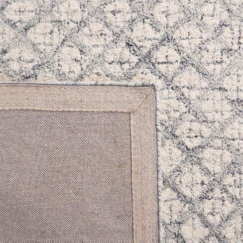 SAFAVIEH Abstract Collection Runner Rug - 2'3" x 6', Blue & Ivory, Handmade Wool, Ideal for High Traffic Areas in Living Room, Bedroom (ABT203A) in Saudi Arabia