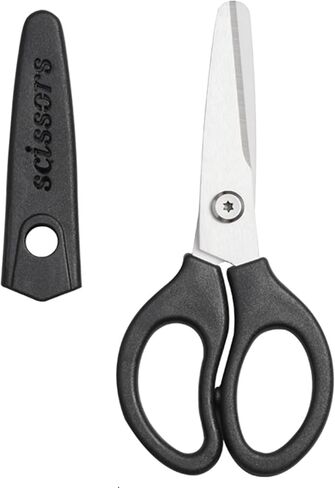 Multi Purpose Ceramic Scissors, Portable Ceramic Shears for Kitchen, Classrom, Craft, Pet Care, Vegetable, Pizza, Safety Food Scissors for Baby Toddler Kids, with Cover (Pink) by Jonbyi in Saudi Arabia