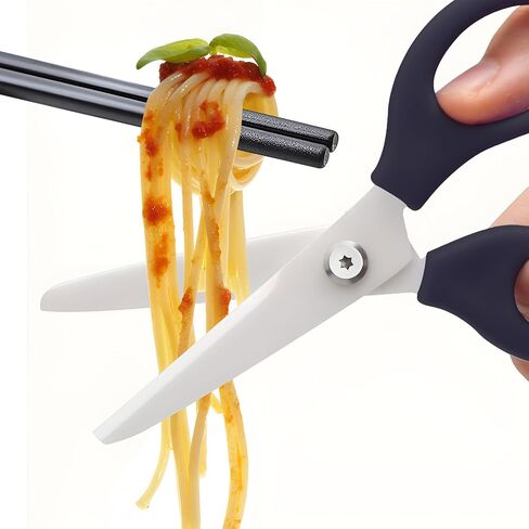 Multi Purpose Ceramic Scissors, Portable Ceramic Shears for Kitchen, Classrom, Craft, Pet Care, Vegetable, Pizza, Safety Food Scissors for Baby Toddler Kids, with Cover (Pink) by Jonbyi in Saudi Arabia