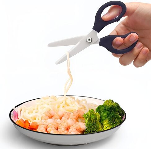 Multi Purpose Ceramic Scissors, Portable Ceramic Shears for Kitchen, Classrom, Craft, Pet Care, Vegetable, Pizza, Safety Food Scissors for Baby Toddler Kids, with Cover (Pink) by Jonbyi in Saudi Arabia