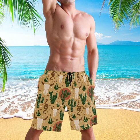 visesunny Stylish Summer Mens Swim Trunks Quick Dry Beachwear Sports Swim Board Shorts Holiday Party Bathing Suits in Saudi Arabia