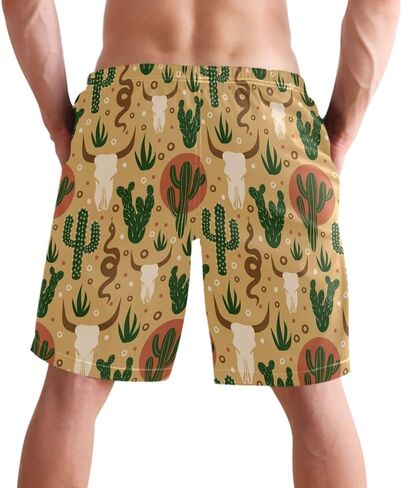visesunny Stylish Summer Mens Swim Trunks Quick Dry Beachwear Sports Swim Board Shorts Holiday Party Bathing Suits in Saudi Arabia