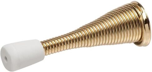 4 بوصة. سدادة باب زنبركية طويلة من النحاس اللامع (عبوة من قطعتين) in Kuwait