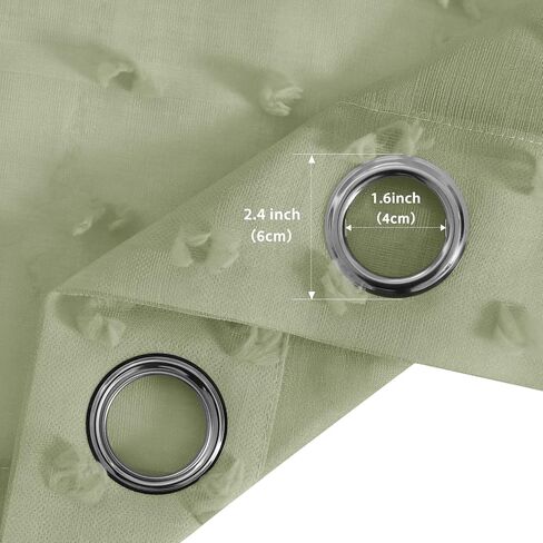 Guken جروميت بوم بوم الستائر الشفافة 84 بوصة طول 2 لوحات لغرفة المعيشة غرفة الطعام ستارة مزخرفة لغرفة النوم ضوء تصفية شبه شفافة الفوال بوهو لوحات ستائر المزرعة، الطبيعة، W38xL84 in Kuwait