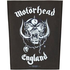Motorhead Back Patch: England - -
