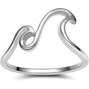 EAMTI 2mm 925 Sterling Silver Wedding Band Cubic Zirconia Full Stackable Eternity Engagement Ring Size 4-10