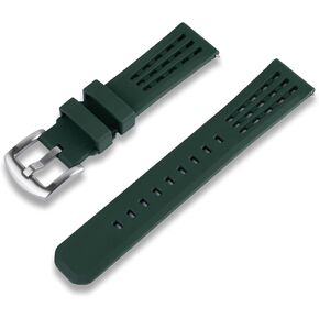Crafter الأزرق UX09 نهاية مستقيمة حزام (استيك) ساعة غواص FKM المطاط حزام ساعة استبدال لجميع 20 مللي متر/22 مللي متر عرض العروة الساعات in Kuwait