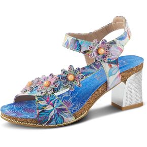 Spring Step L'Artiste Women's Illuminated Quarter Strap Sandal
