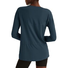 ZHENWEI Long Sleeve UV Protection Quick Dry T-Shirt Lightweight Sun Shirts for Women Outdoor Hiking Running