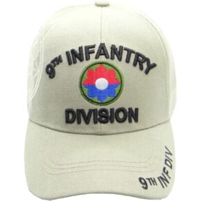 9th Infantry Division Emblem Beige Baseball Cap