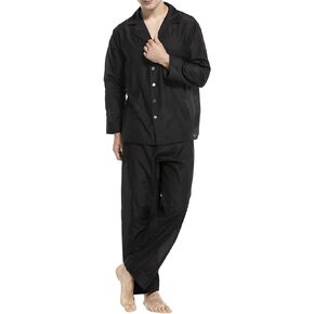 Men's Long Sleeve Pajamas Set 2PC Soft Sleepwear