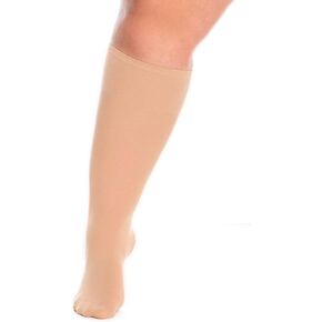 All Woman Plus Size SuperWide Knee Highs 40 Denier 29" Stretch Stockings - 6 PACK