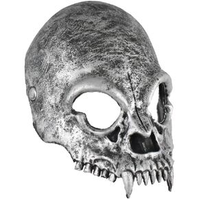 Silver Foam Skeleton Skull Costume Halloween Face Mask