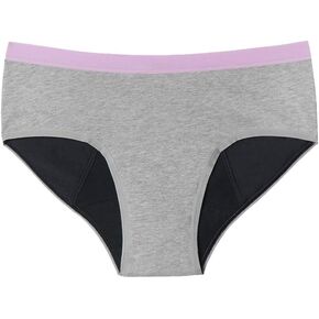 Thinx BTWN) Teen Period Underwear - Brief Panties Grey